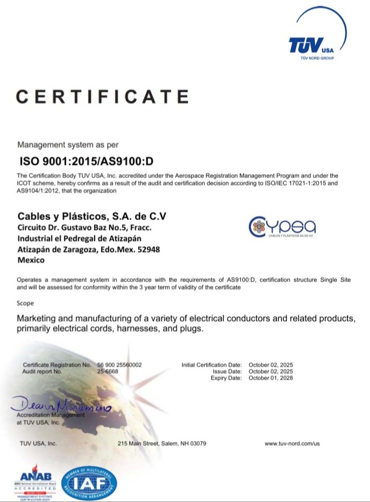 ISO 9001/AS9100